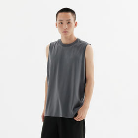 CryingCenter 凉感液氨棉运动健身男款背心 哭喊中心