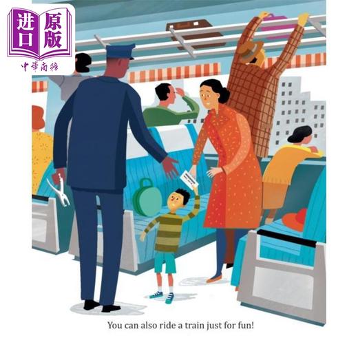 【中商原版】小金书 关于火车的书 My little Golden Book about trains 英文原版 儿童绘本 早教认知 亲子图画故事 进口童书 商品图4