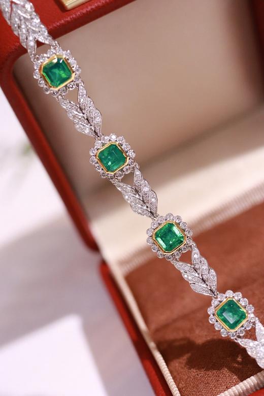 3.3ct 祖母绿手链 商品图0