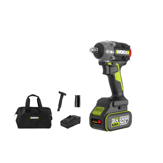 威克士电动冲击扳手WU289大扭力风炮锂电汽修架子工电板手 商品图7