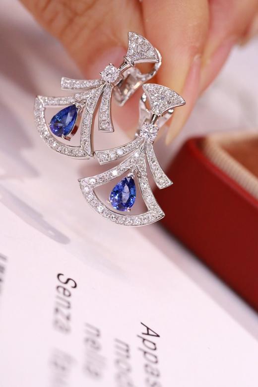 1.0ct 蓝宝石耳拍 商品图3