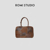 ROMI STUDIO “复古街头” 头层牛皮拼接复古大容量公文包 24SSB261 商品缩略图0