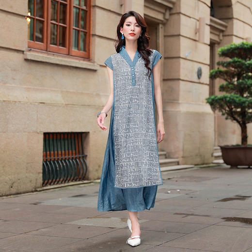  易水寒真丝绣花连衣裙 | 现货加急发 商品图1