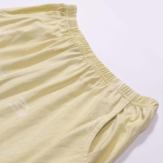 都市丽人睡衣好睡好眠长袖家居服单面无尘棉薄女士棉质套装LHT1T7 商品图6