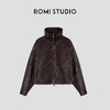 ROMI STUDIO“棕标甄选”土耳其植鞣荔枝纹山羊皮短款皮衣 24AWW016 商品缩略图0
