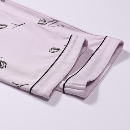 都市丽人睡衣生活家居长袖家居服RC50/50双面薄女士棉质套装LHT1M4 商品图8