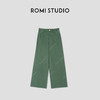 ROMI STUDIO“自信街区”100%洗水棉重酵洗做旧直筒休闲裤24SSK739 商品缩略图0