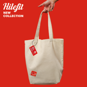 【Hilefit】乐刻自研笑脸帆布袋-采购(20个起拍)