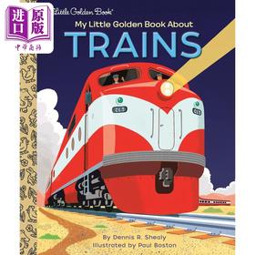 【中商原版】小金书 关于火车的书 My little Golden Book about trains 英文原版 儿童绘本 早教认知 亲子图画故事 进口童书