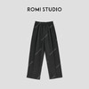 ROMI STUDIO490G克山羊绒腔调穿搭醋酸混纺高腰阔腿长裤23AWK1050 商品缩略图0