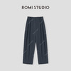 ROMI STUDIO “巴黎黄昏” 高支棉肤感轻薄简约阔腿休闲裤 24SSK412 商品缩略图0
