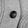 ROMI STUDIO“格雷高知”808G绵羊毛混纺宽松浅灰针织开衫23AWM1322 商品缩略图2