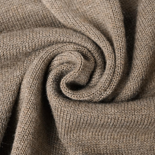 ROMI STUDIO48支双股丝光羊毛天丝棉混纺V领系带针织开衫23AWM367 商品图4