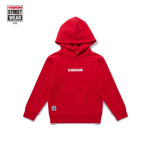 VISION KIDS 童装男女儿童CLASSIC系列 BOXLOGO 复古滑板连帽卫衣(货号:V000KB0007) 商品图1