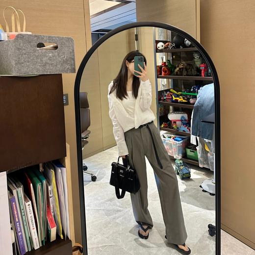 ROMI STUDIO"极简设计" 马蹄沙滩休闲人字凉拖夹趾黑色拖鞋 S3363 商品图1