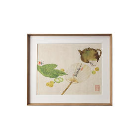 【预售下单后7天发货】为你读诗 X 画家 冰青 国画复制作品（含画家签名）