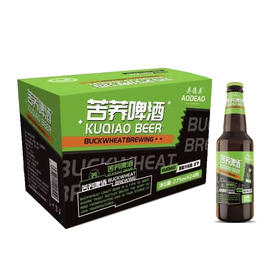 【新品推荐】奥得奥 苦荞啤酒275ml（玻璃瓶）【啤酒新趋势】酒精度2.5
