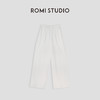 ROMI STUDIO“自在无限”290G针织双面棉高腰松紧直筒卫裤 23AWK189 商品缩略图0