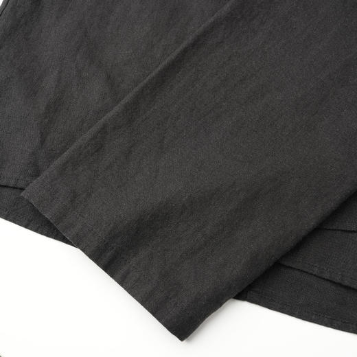 ROMI STUDIO “新中式” 苎麻天丝混纺酵洗V领斜门襟衬衣24SST099 商品图3