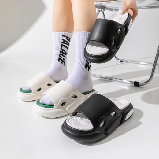 【透梦-云感双层按摩增高情侣拖鞋】云感足底按摩颗粒设计、双层可拆卸静音防滑、EVA材质强缓震耐磨、柔软有弹力舒适休闲百搭 商品图4