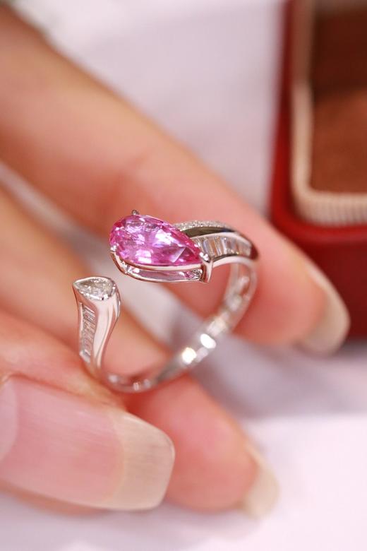 1.34ct 蓝宝石戒指 商品图0