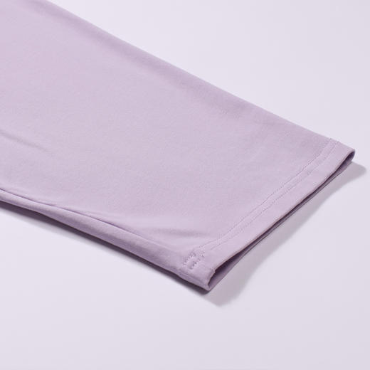 都市丽人睡衣好睡好眠长袖家居服26支CVC单面薄女士棉质套装LHT2K5 商品图5