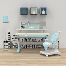 迪士尼儿童学习桌椅HX1006M（120*70CM）单桌 样品处理