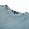 ROMI STUDIO“经典美式” 高比例棉复古洗水雾霾蓝短袖t恤 23AWT876 商品缩略图1