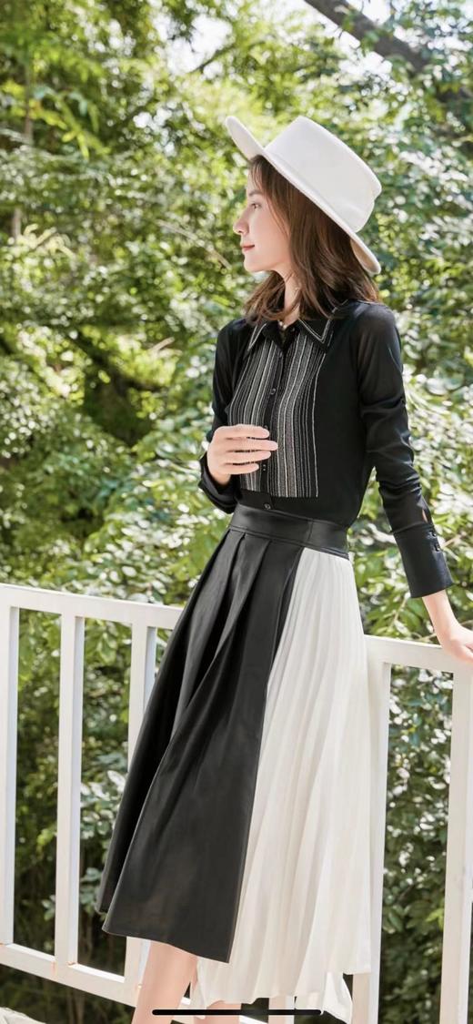 3F4541--铅白色、漆黑色、蓝灰色衬衫 商品图1