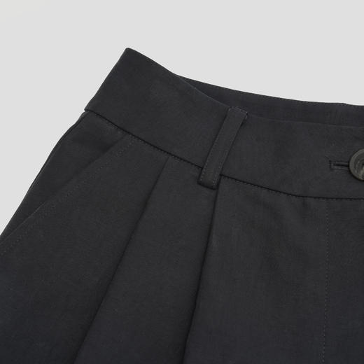 ROMI STUDIO“禅意静奢”100%棉高腰廓形简约亲肤百搭长裤23AWK1108 商品图1