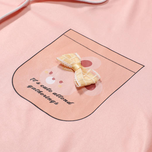 都市丽人睡衣超值精选长袖家居服仿棉牛奶丝薄女士牛奶丝套装LHT1K2 商品图8