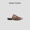 ROMI STUDIO“罗马假日”羊皮编织镂空笼形中底穆勒凉鞋 24SSS262 商品缩略图0
