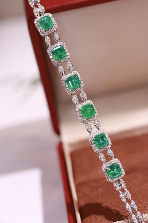 2.75ct 祖母绿手链 商品图3