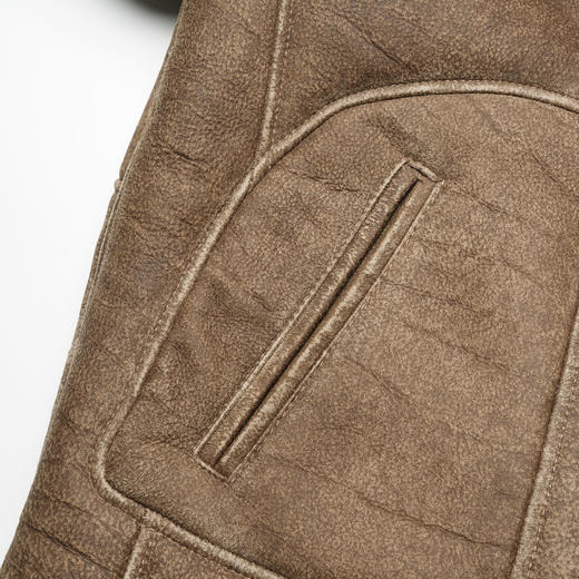 ROMI STUDIO“秋冬美拉德”“腔调穿搭”绵羊皮毛一体短外套】23AWW752 商品图2