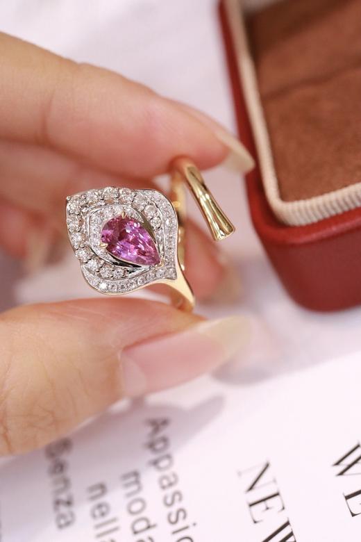 1.01ct 蓝宝石戒指 商品图3