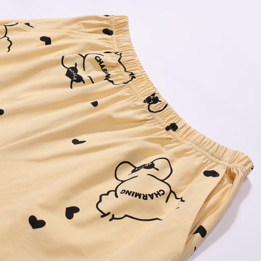 都市丽人睡衣生活家居长袖家居服26支CVC单面薄女士棉质套装LHT2K6 商品图7