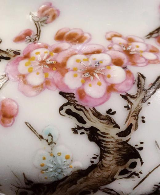 瓷胎珐琅彩梅花纹水盂，顺丰包邮 商品图6