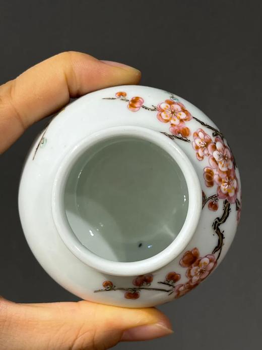 瓷胎珐琅彩梅花纹水盂，顺丰包邮 商品图10