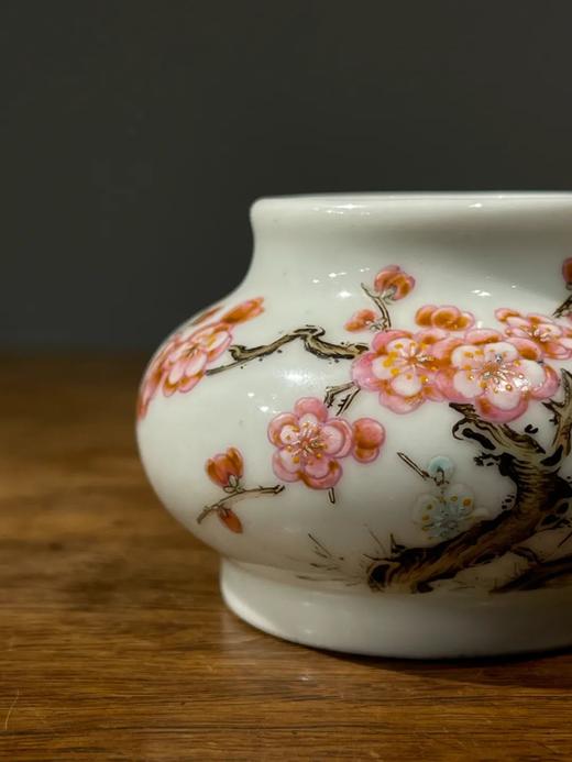 瓷胎珐琅彩梅花纹水盂，顺丰包邮 商品图9