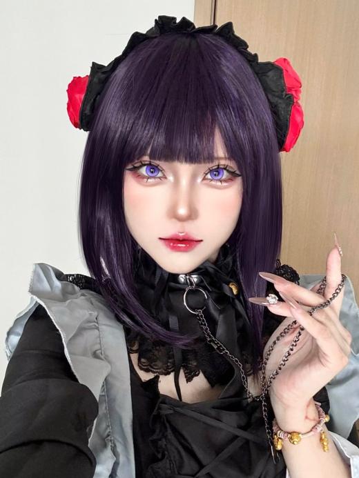 woolilens日抛 cos片 蓝海冰钻/碎梦歌姬/极乐伊甸/耳语者/忏悔录/好运疯子/狂笑人偶 14.2mm 一盒两片 商品图12