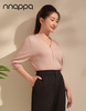 冰丝V领珍珠短袖CA7204 商品缩略图5