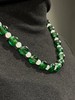 团寿纹翠绿琉璃三面珠項链，顺丰包邮 商品缩略图6
