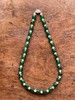 团寿纹翠绿琉璃三面珠項链，顺丰包邮 商品缩略图0