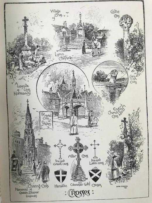 含中国内容！1892年 通用资料宝库（C~F） 配多幅插图 真皮精装18开 商品图4