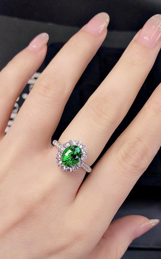 3.03ct 5.19g 沙弗莱戒指 商品图4