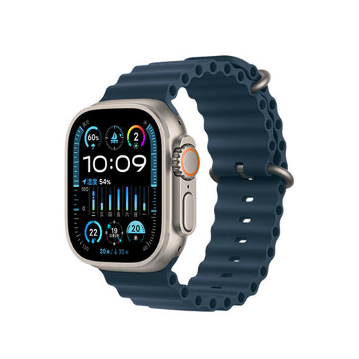 Apple Watch Ultra2 49mm钛金属表壳蜂窝版智能手表-海洋表带 商品图2