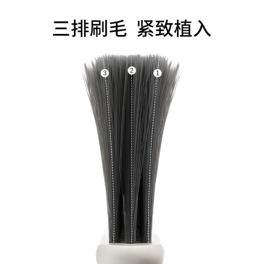 FaSoLa长柄床刷软毛家用除尘神器清洁卧室沙发扫床刷子扫炕笤帚 商品图3