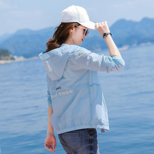 新款防晒衣女小雏菊骑行透气薄款骑行防晒服女士长袖防晒外套批发 商品图2