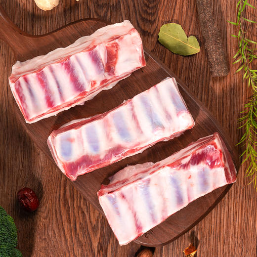 宁鑫盐池滩羊羊小排454g*3袋 鲜杀 宁夏滩羊鲜嫩不膻 商品图2