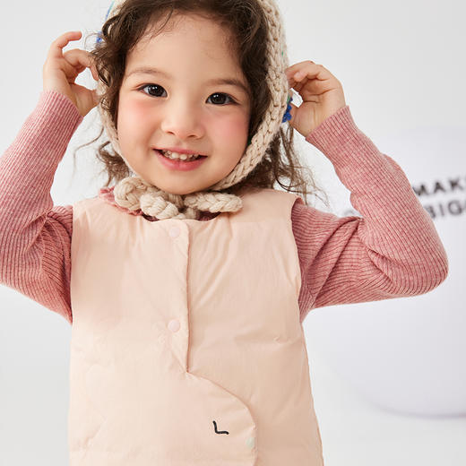 【‼︎new新款上市】兔兔小布门襟可爱小兔羽绒马甲（90-130尺码可选） 商品图2